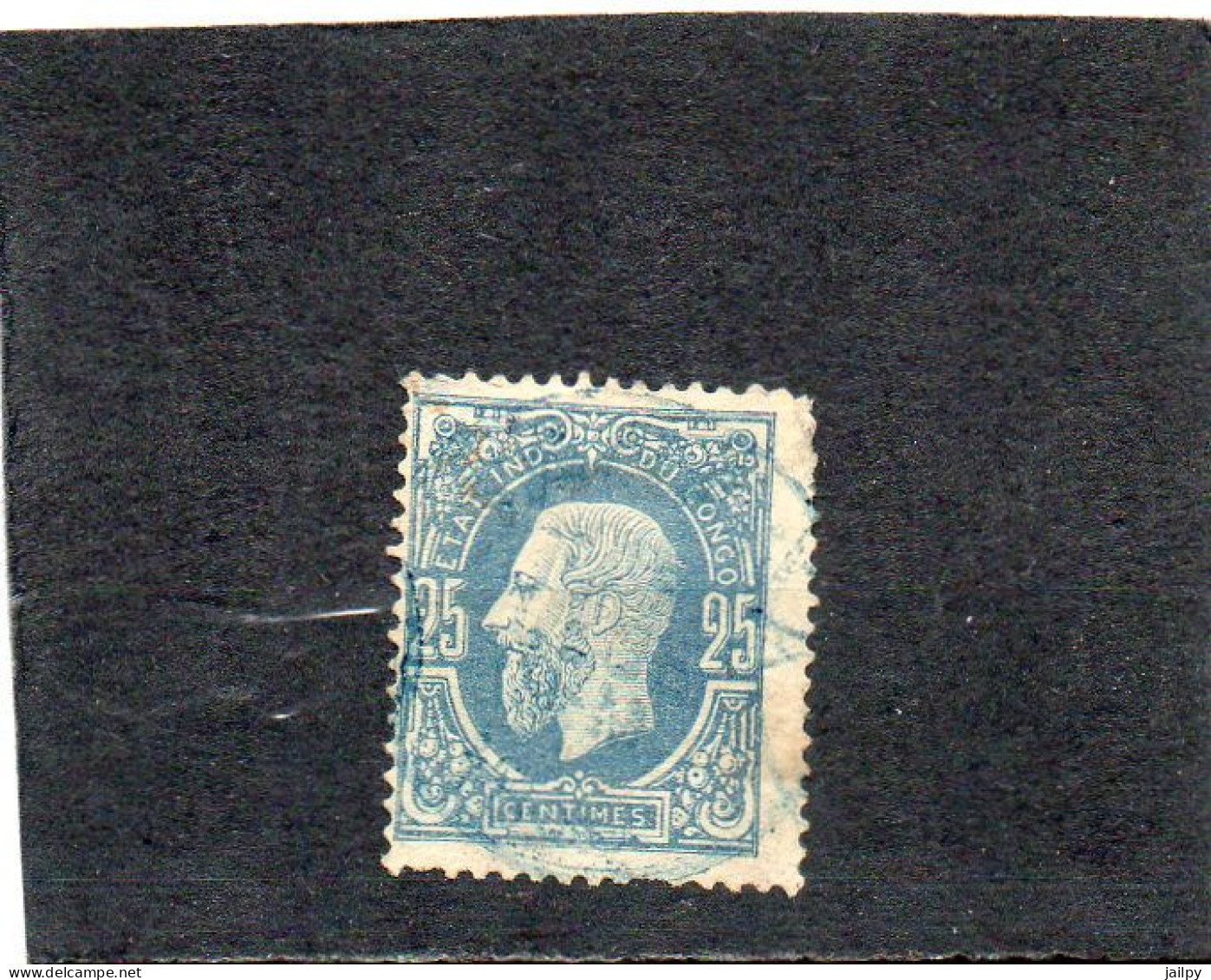 AFRIQUE  CONGO BELGE    25 C    1884-1894   Y&T: 3   Oblitéré - 1884-1894