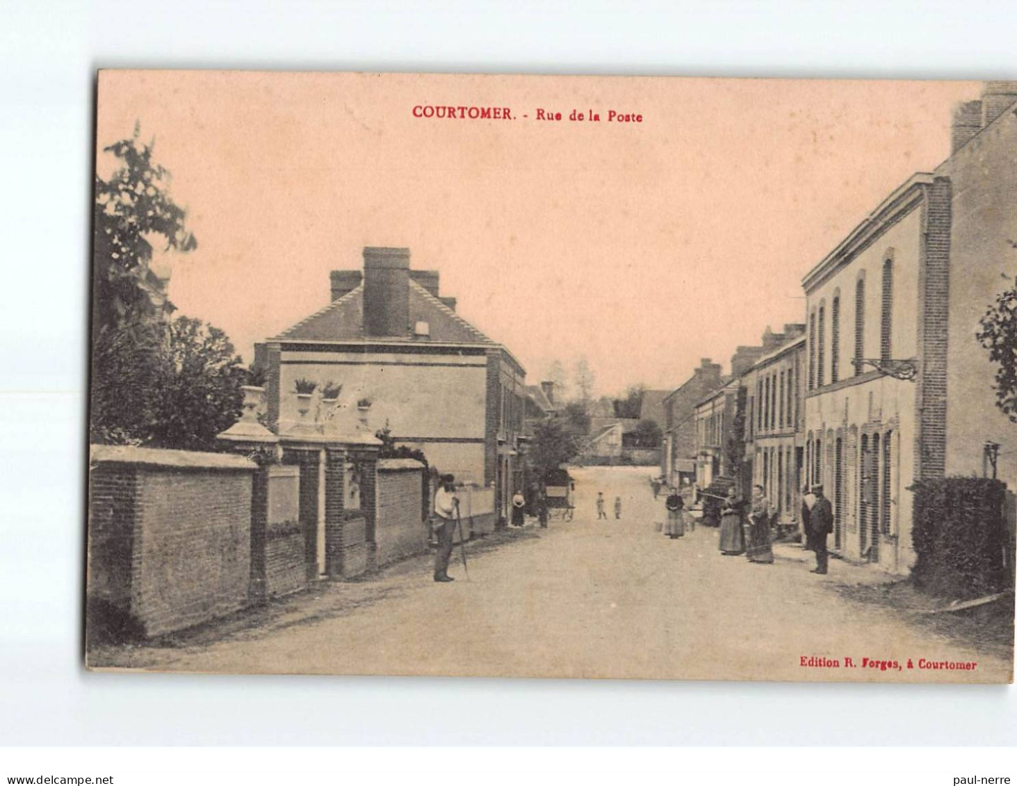 COURTOMER : Rue De La Poste - état - Courtomer