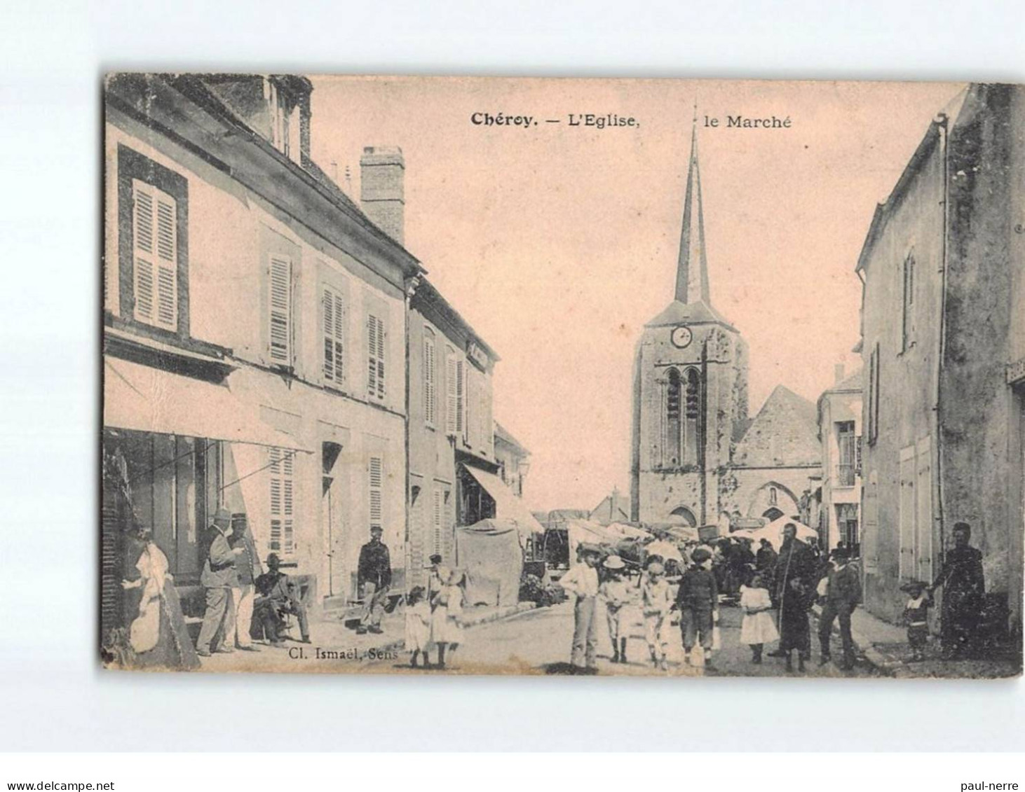 CHEROY : L'Eglise, Le Marché - état - Cheroy