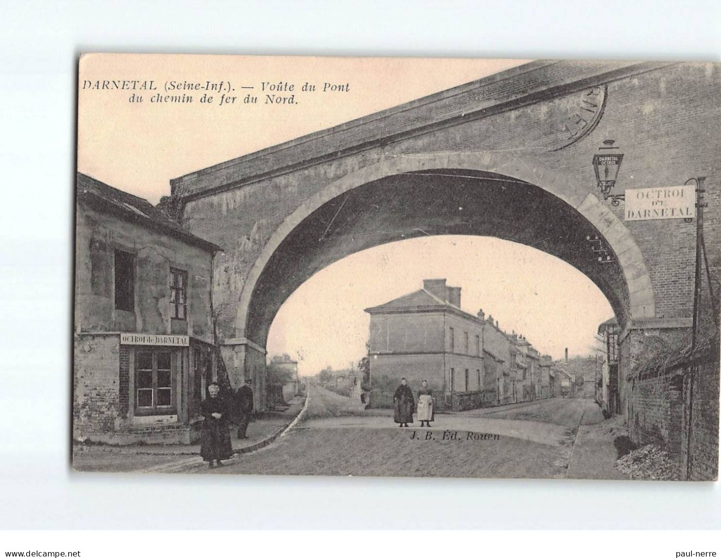 DARNETAL : Voûte Du Pont Du Chemin De Fer Du Nord - état - Darnétal