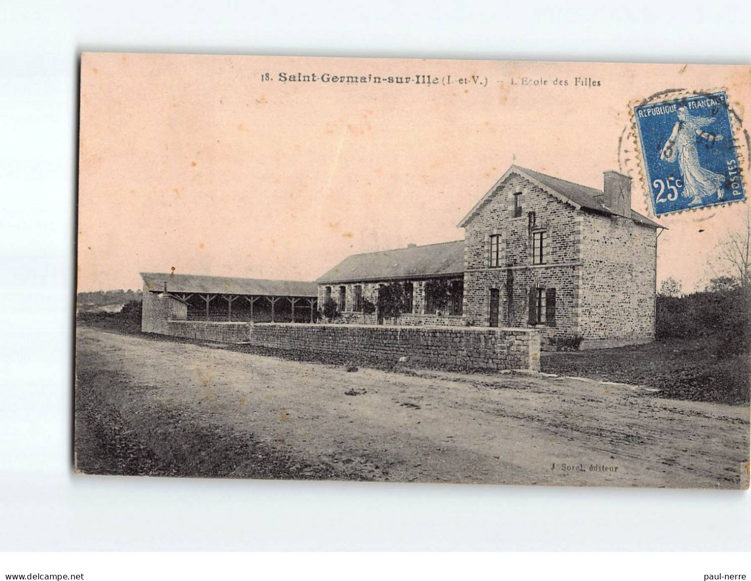 ST GERMAIN SUR ILLE : L'Ecole Des Filles - Très Bon état - Saint-Germain-sur-Ille