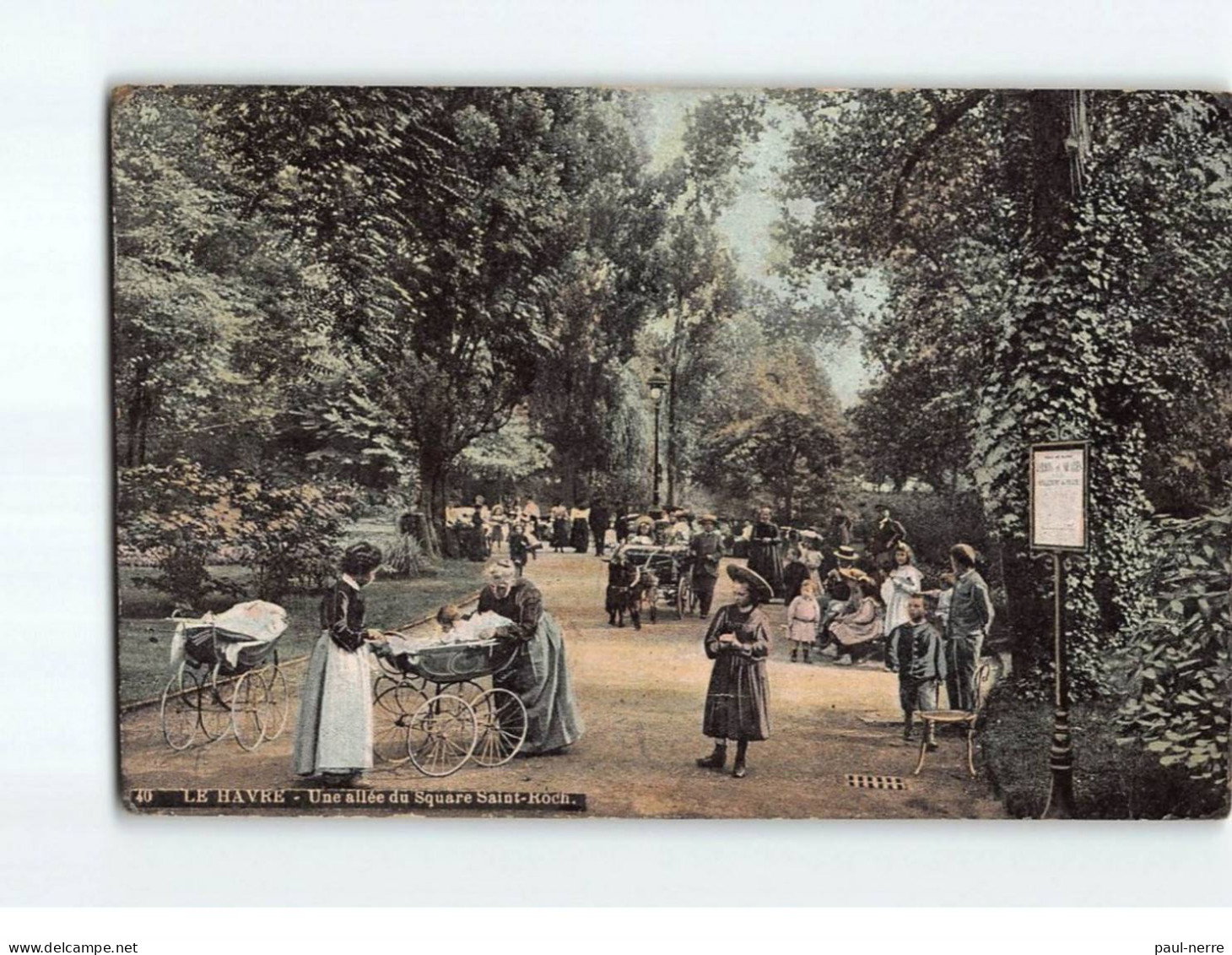 LE HAVRE : Une Allée Du Square Saint-Roch - Très Bon état - Square Saint-Roch