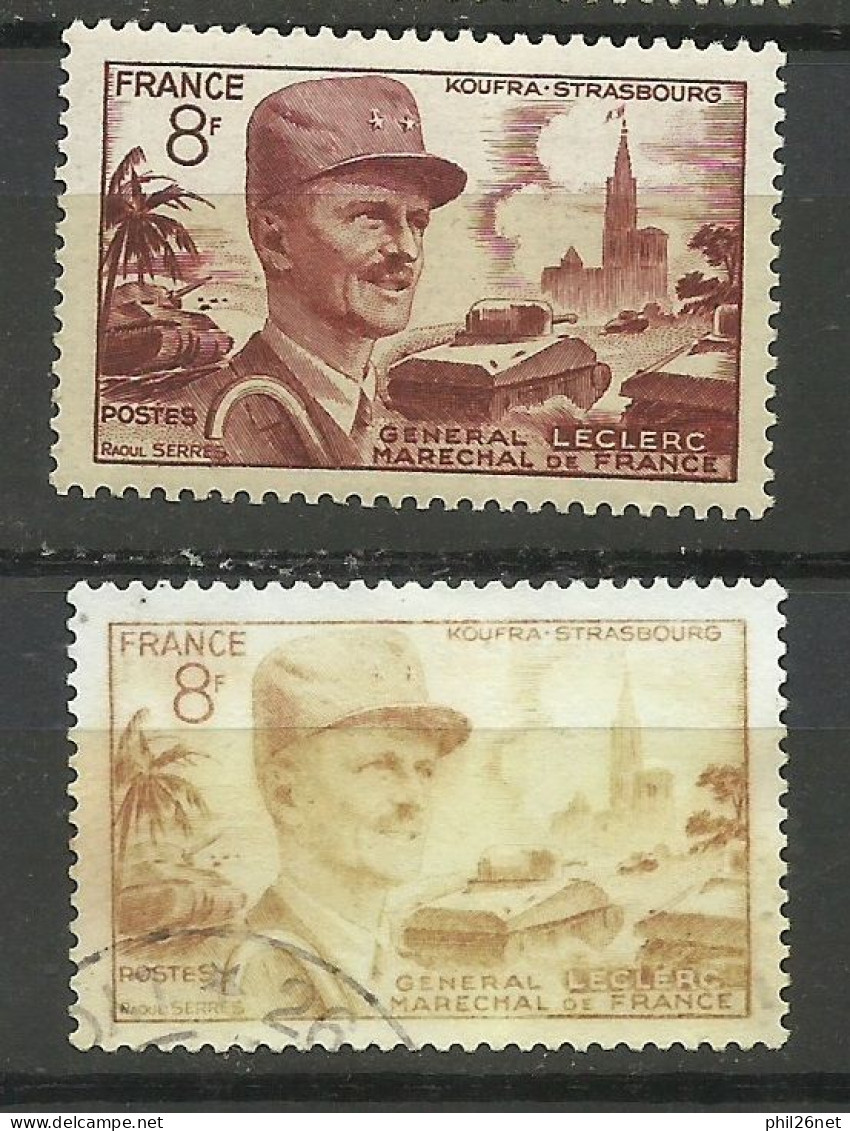 France  N° 942   Leclerc   Ocre    Oblitéré B/TB    Le  Timbre Type Sur Les Scans Pour Comparer Soldé ! ! ! - Used Stamps