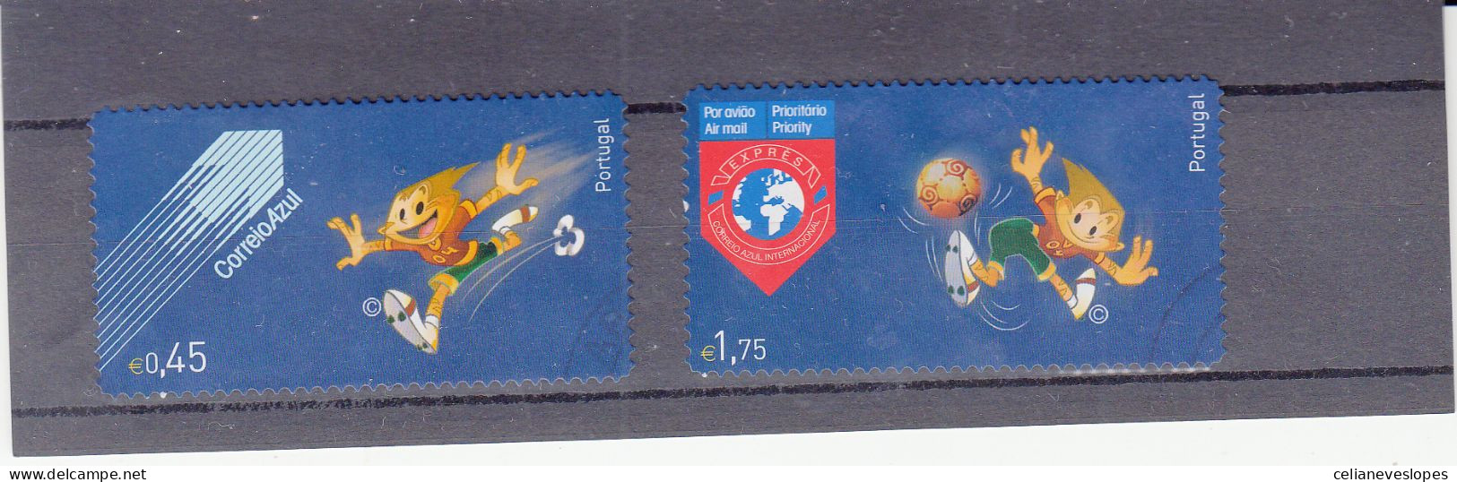 Portugal, (51), UEFA EURO 2004, Mundifil Nº 3064 A 3065 Used - Oblitérés