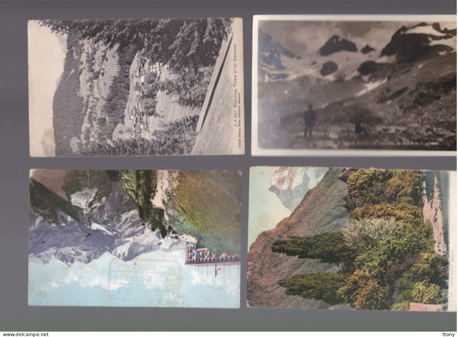 Un Lot De 40 Cartes Postales  Circulées Et Non Circulées   Suisse Différentes Vues - Collezioni E Lotti