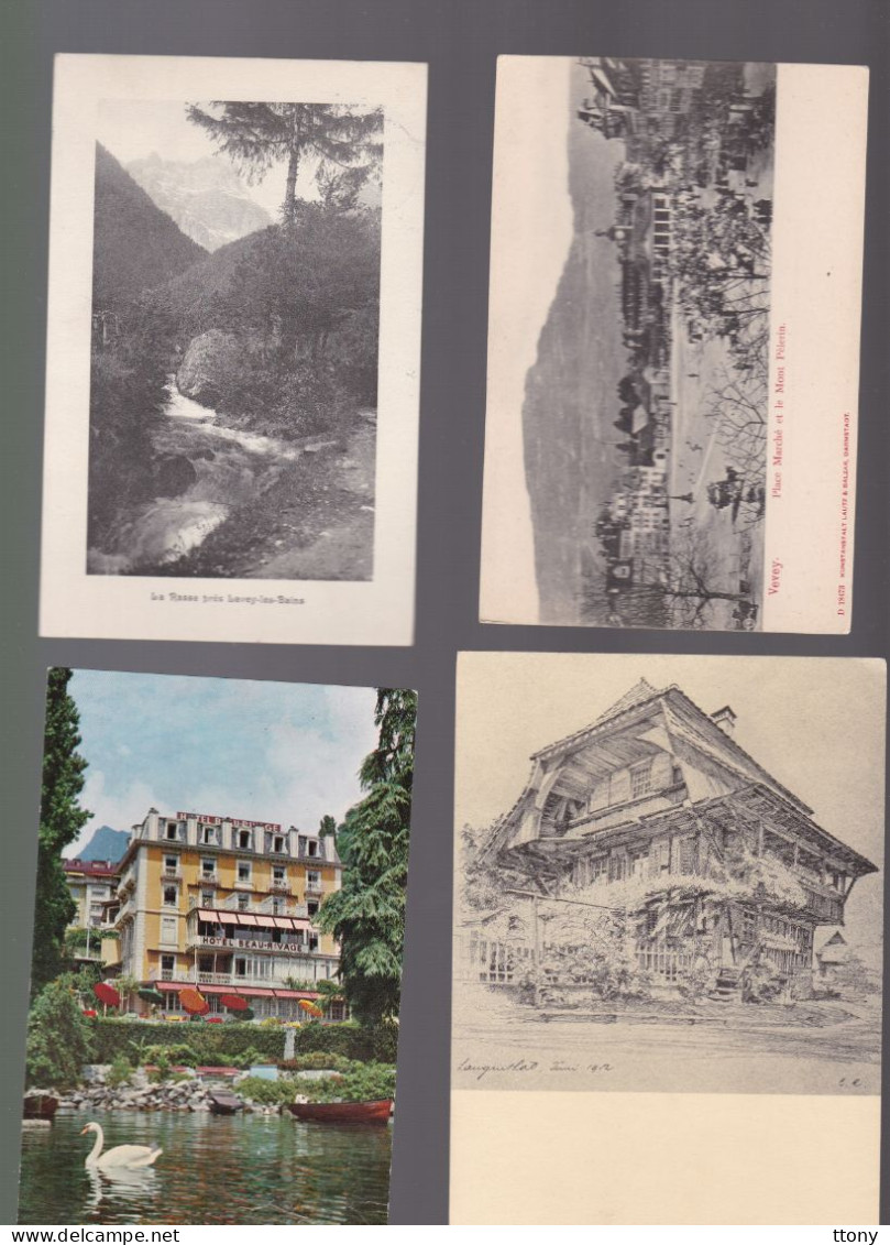 un lot de 40 cartes postales  circulées et non circulées   Suisse différentes vues