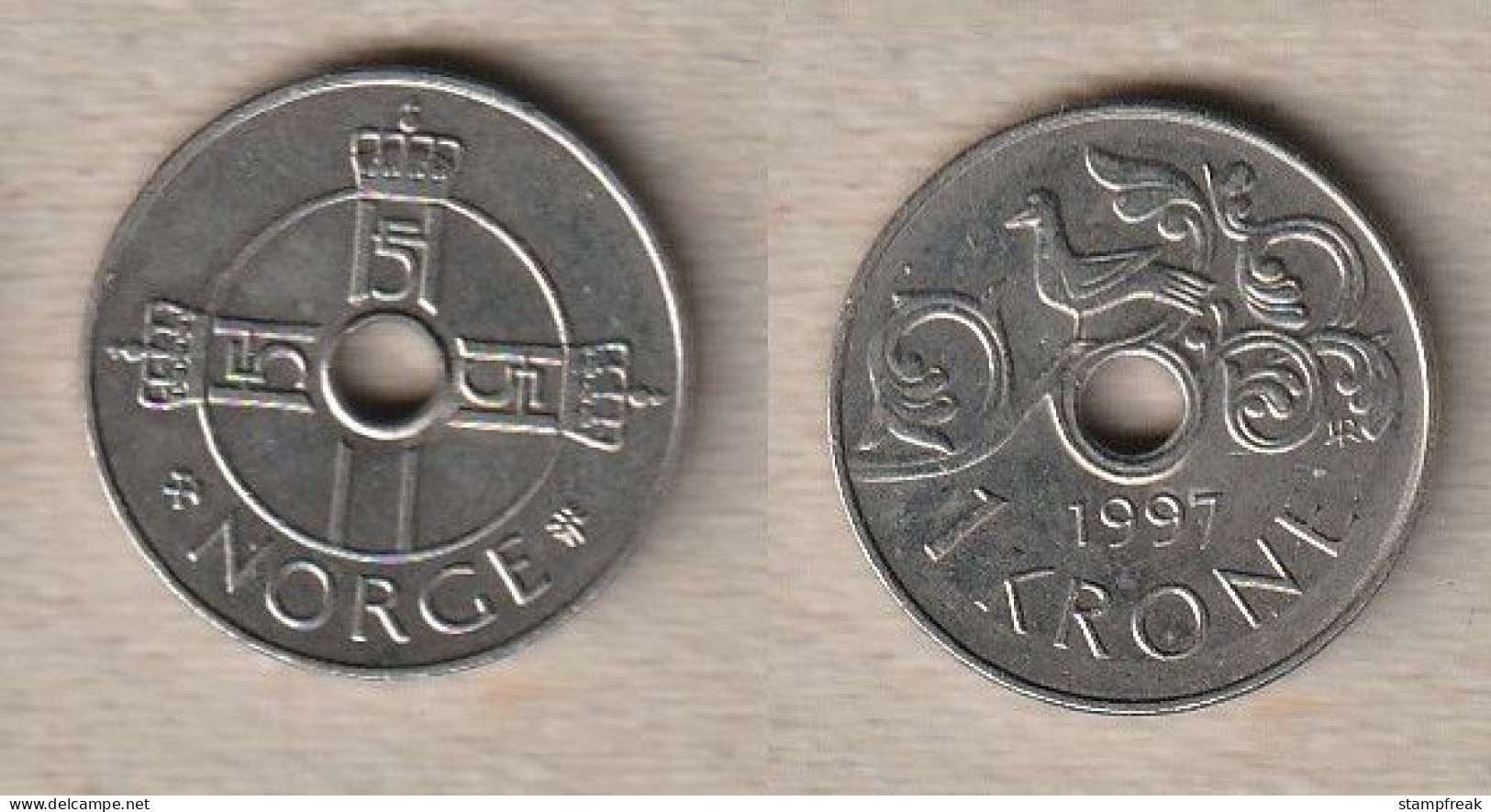 00314) Norwegen, 1 Krone 1997 - Norvège