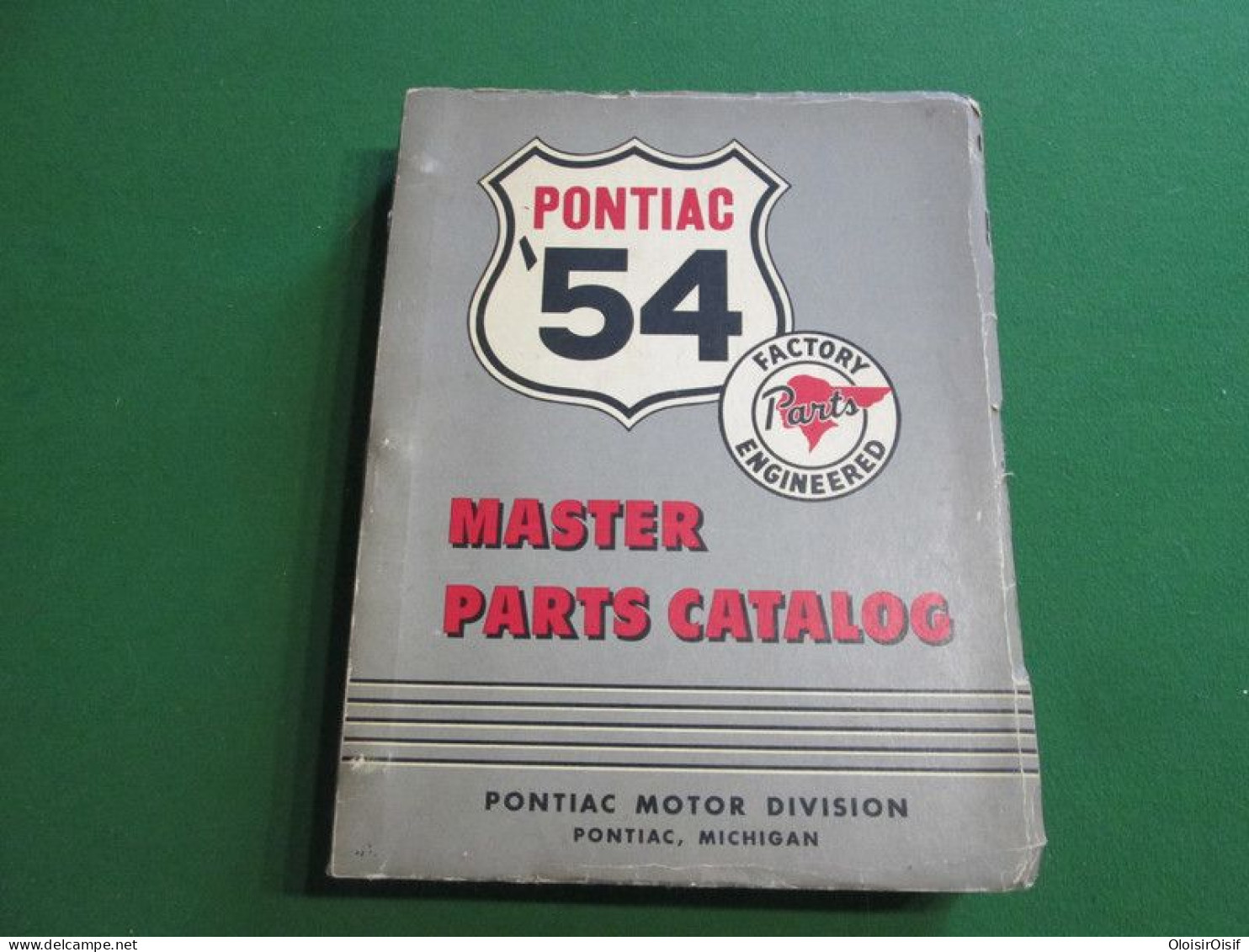 Master Parts Catalog - Livre D'atelier - Pontiac 1954 - Trasporti