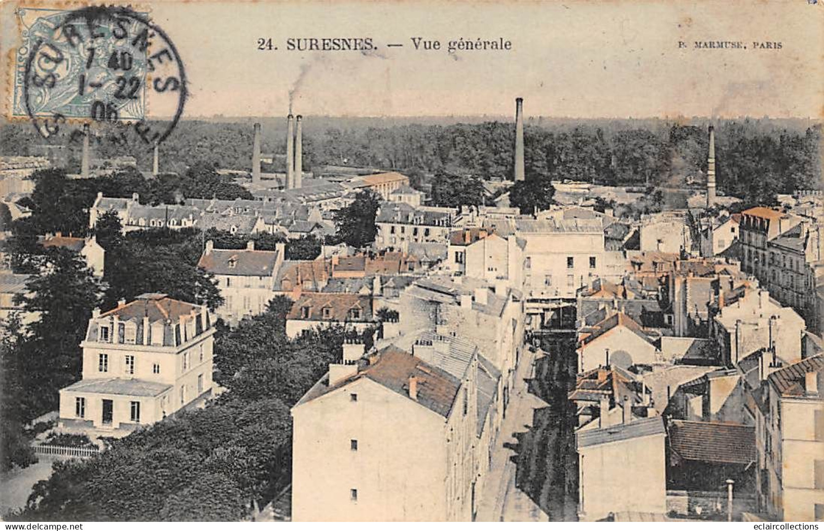 Suresnes         92         Vue Générale  N°24    (voir Scan) - Suresnes