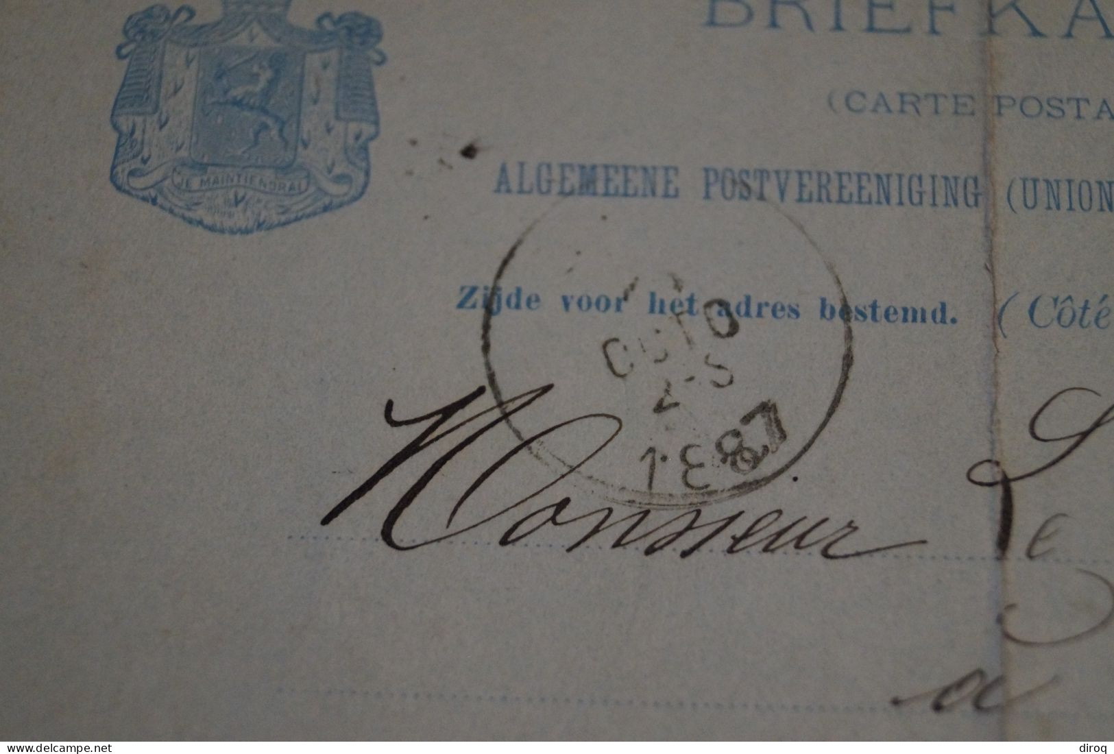 Envoi Pays-Bas - Belgique De 1887,très Belles Oblitérations,pour Collection - Covers & Documents