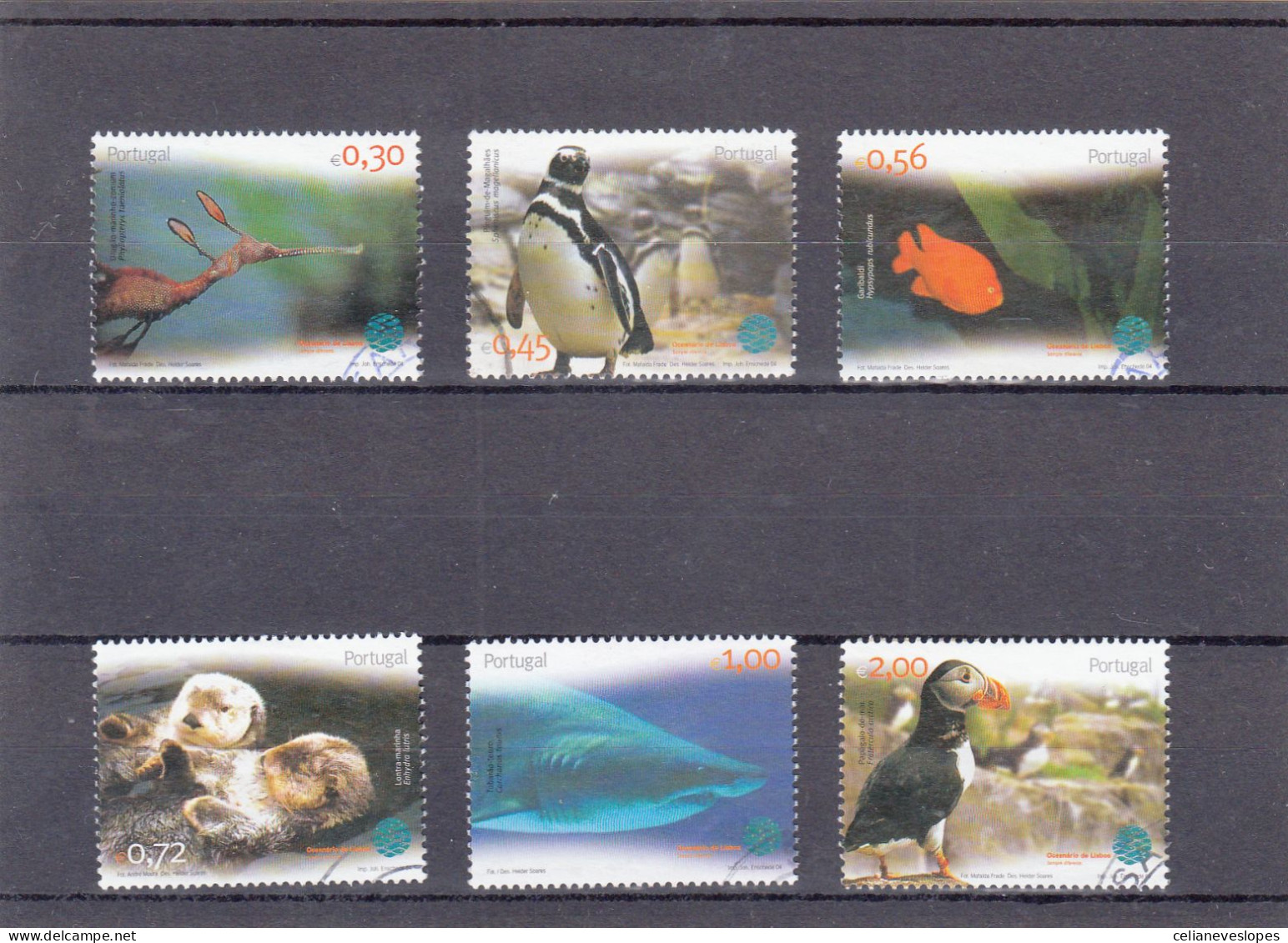 Portugal, (53), Oceanário De Lisboa, Mundifil Nº 3068 A 3073 Used - Oblitérés