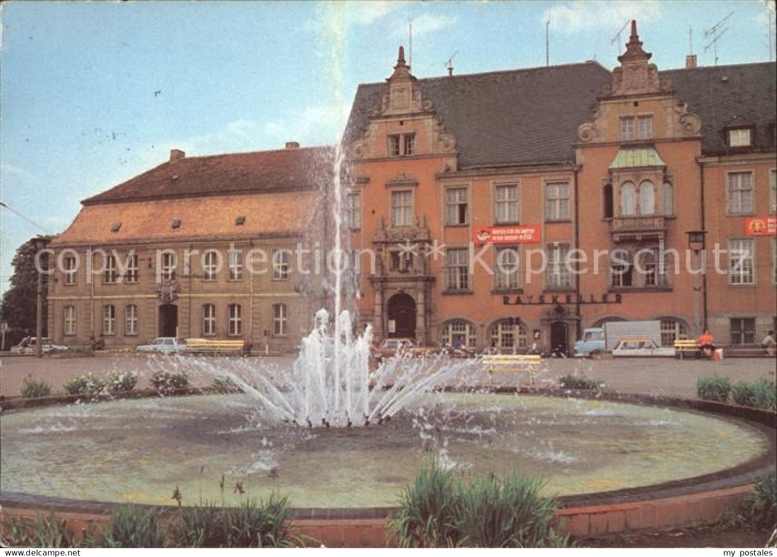 72033937 Finow Platz Der Freundschaft Springbrunnen Finow - Eberswalde