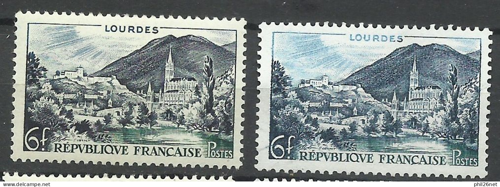 France  N° 976   Lourdes Bleu Ciel   Neuf ( * )  B/TB Le  Timbre Type Sur Les Scans Pour Comparer Soldé ! ! ! - Unused Stamps