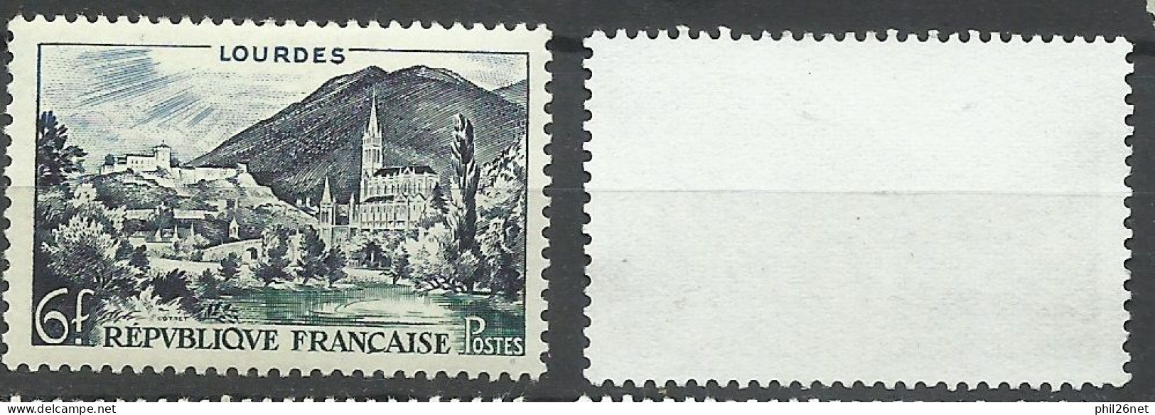France  N° 976   Lourdes Bleu Ciel   Neuf ( * )  B/TB Le  Timbre Type Sur Les Scans Pour Comparer Soldé ! ! ! - Unused Stamps