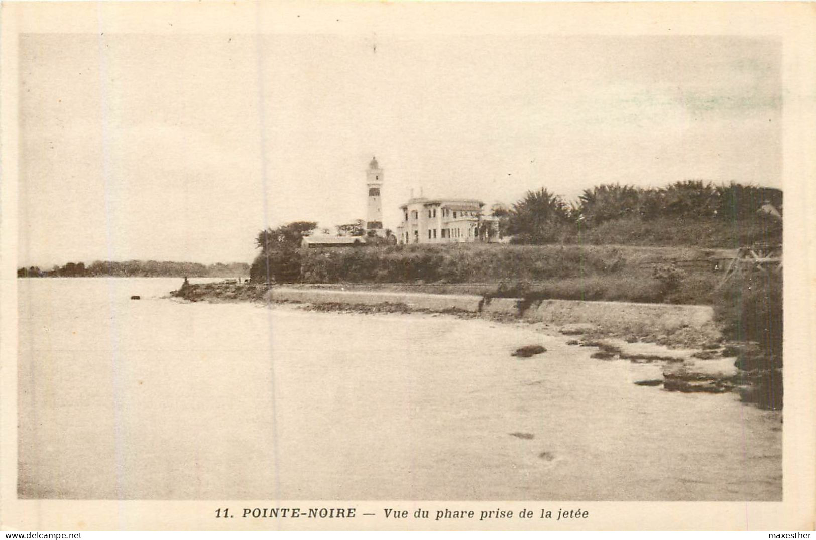 POINTE NOIRE Vue Du Phare Prise De La Jetée - Pointe-Noire