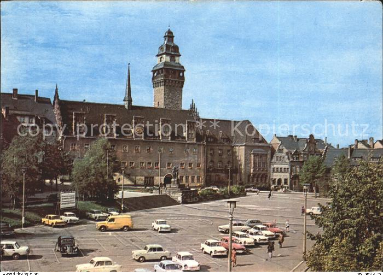 72033497 Zeitz Rathaus Friedensplatz  Zeitz - Zeitz