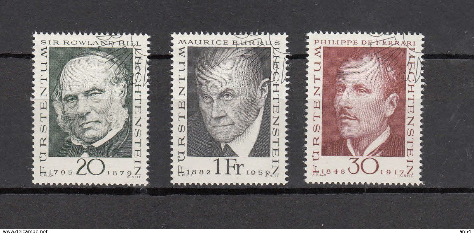LIECHTENSTEIN 1968    N° 438 à 440   OBLITERES   CATALOGUE  ZUMSTEIN - Used Stamps