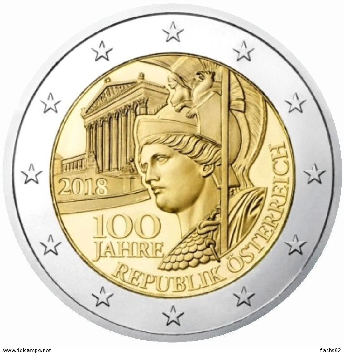 2 Euro Commemorative Autriche 2018 Centenaire De La Republique D'Autriche UNC - Oesterreich