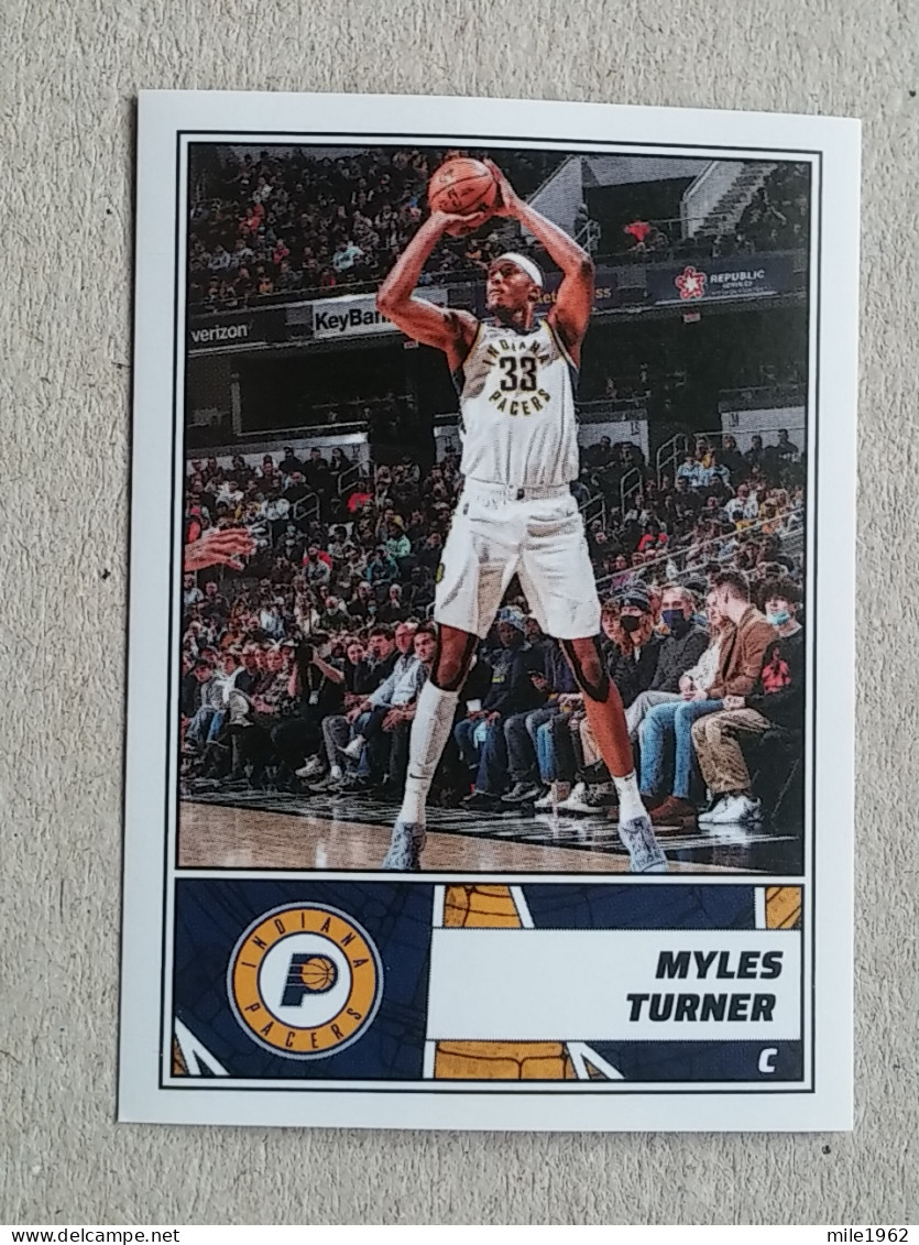 ST 49 - NBA Basketball 2022-23, Sticker, Autocollant, PANINI, No 196 Myles Turner Indiana Pacers - 2000-Aujourd'hui