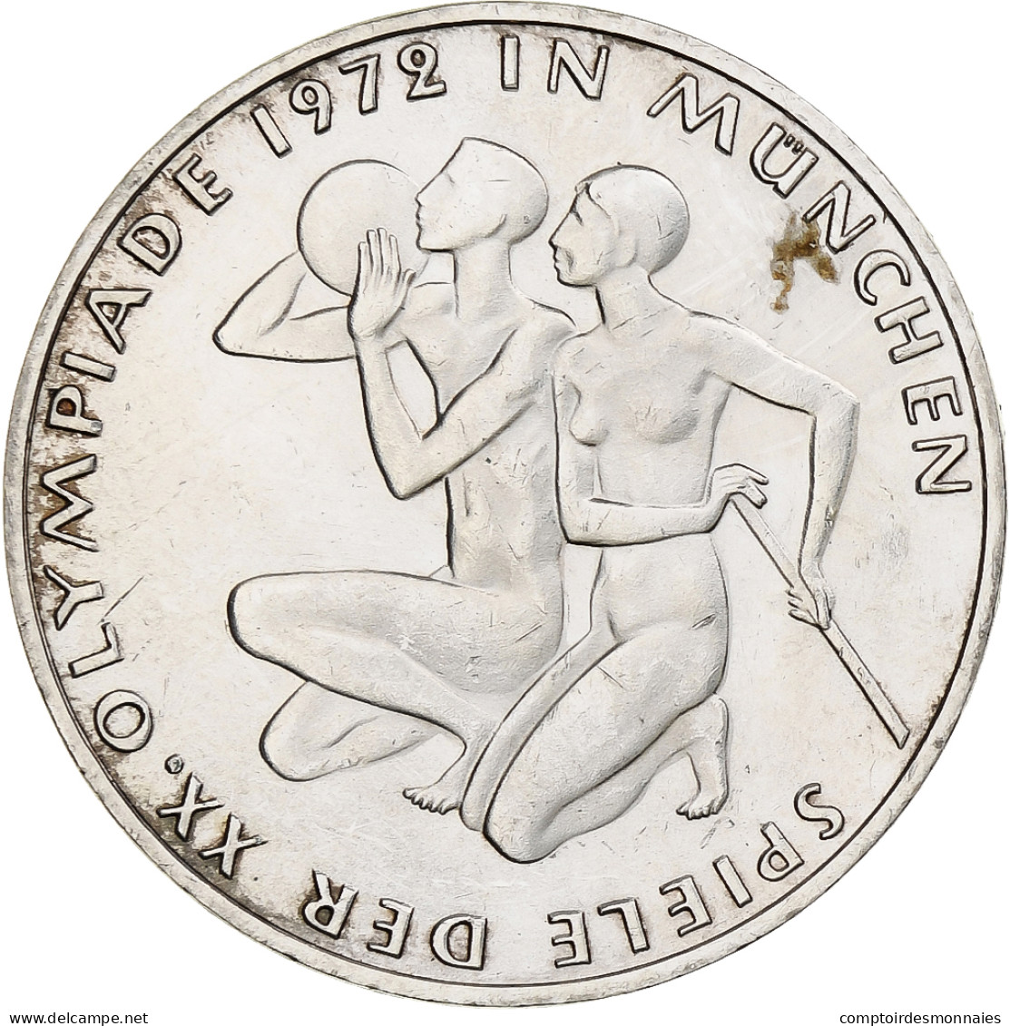 Monnaie, République Fédérale Allemande, Munich Olympics, 10 Mark, 1972 - Autres & Non Classés