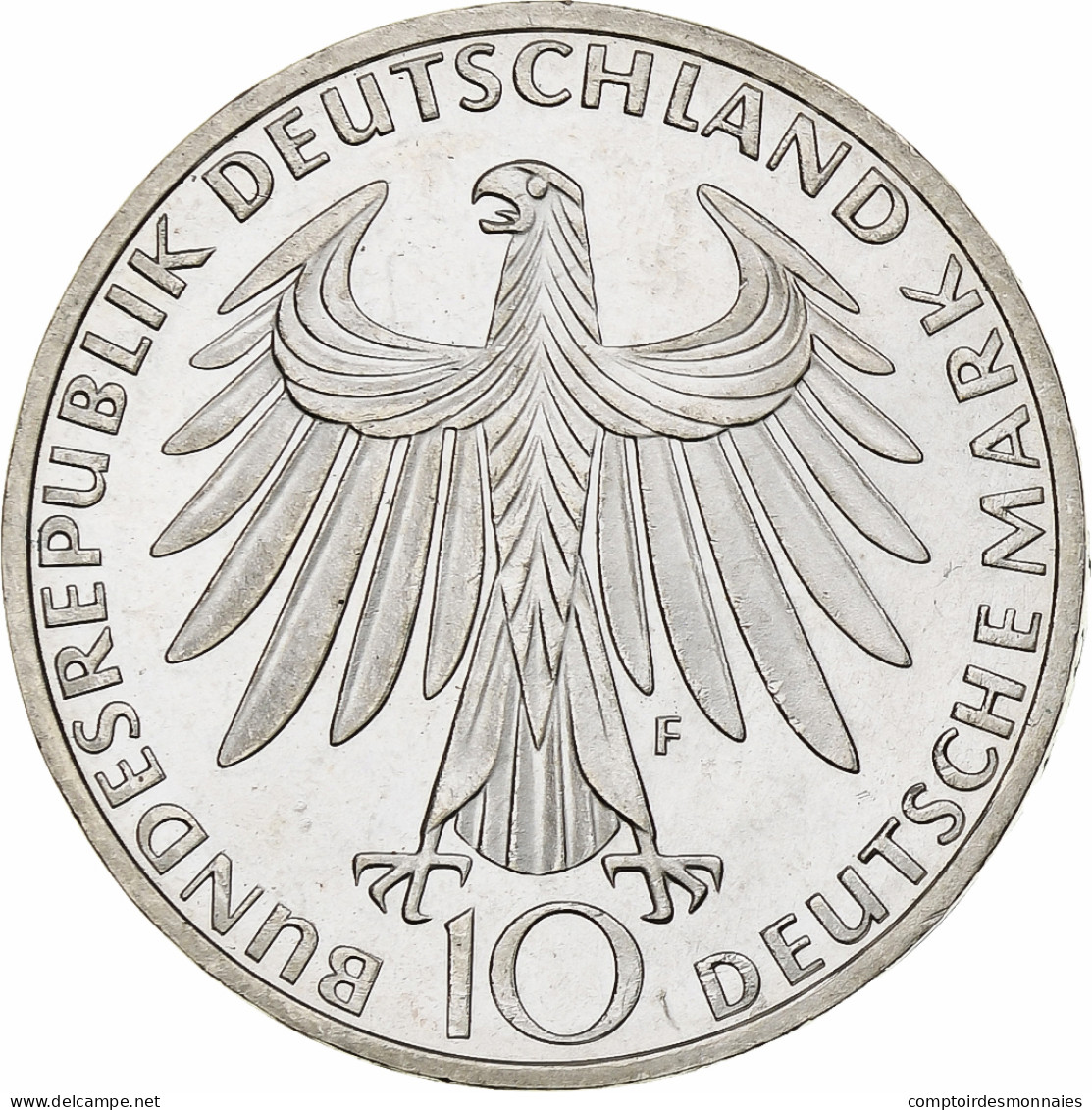 Monnaie, République Fédérale Allemande, 10 Mark, 1972, Stuttgart, BE, SPL - Conmemorativas