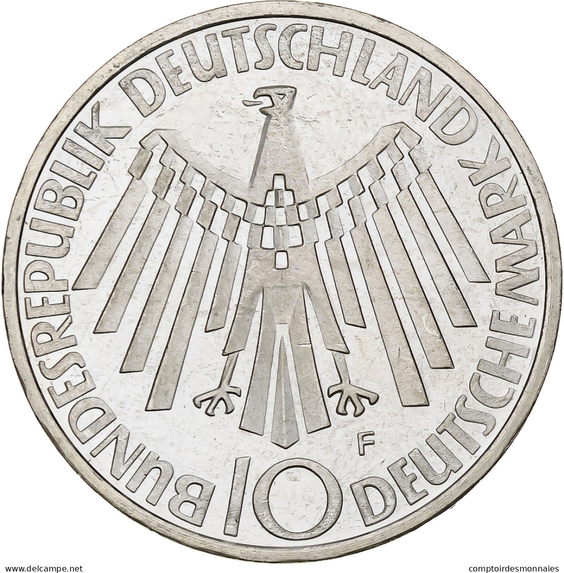 Monnaie, République Fédérale Allemande, 10 Mark, 1972, Stuttgart, BE, SPL - Herdenkingsmunt