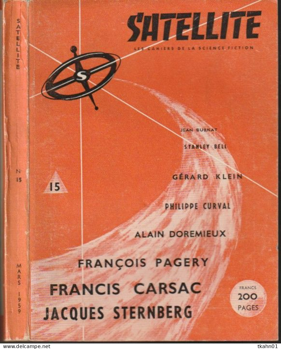 SATELLITE  " LES CAHIERS DE LA SCIENCE-FICTION "   N ° 15  DE 1959 - Satellite