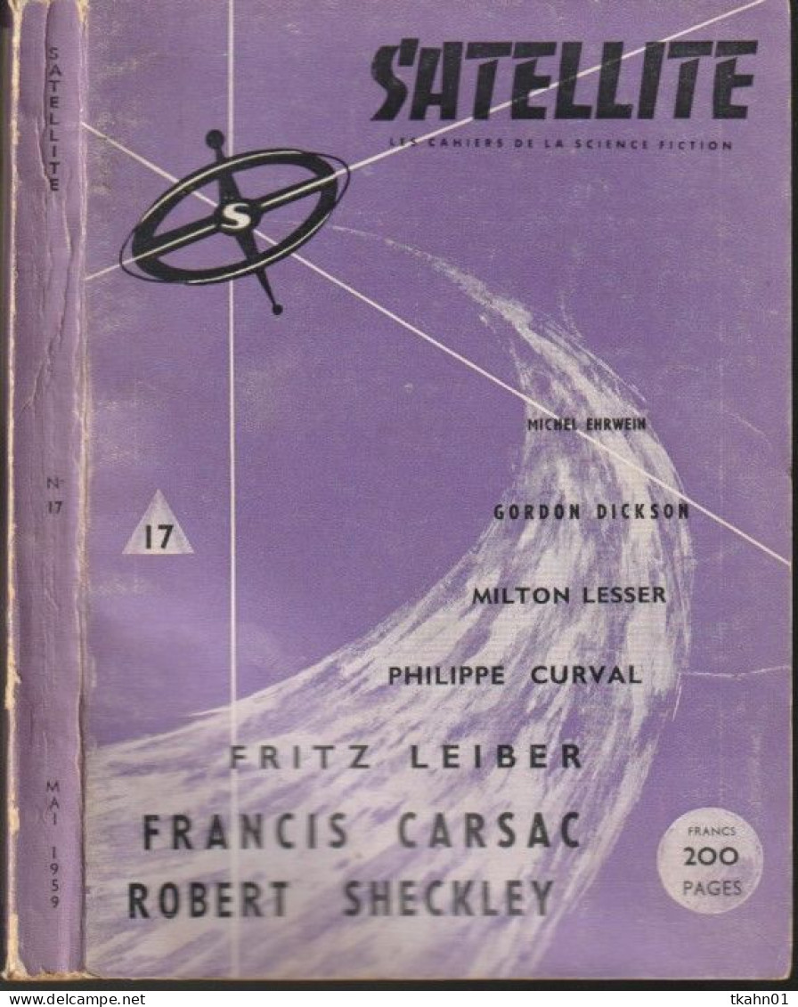 SATELLITE  " LES CAHIERS DE LA SCIENCE-FICTION "   N ° 17  DE 1959 1 - Satellite