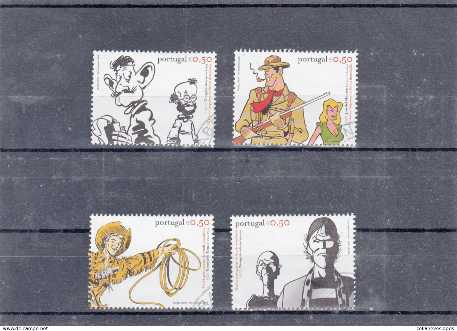 Portugal, (65), Banda Desenhada, 2004, Mundifil Nº 3170 A 3173 Used - Gebraucht