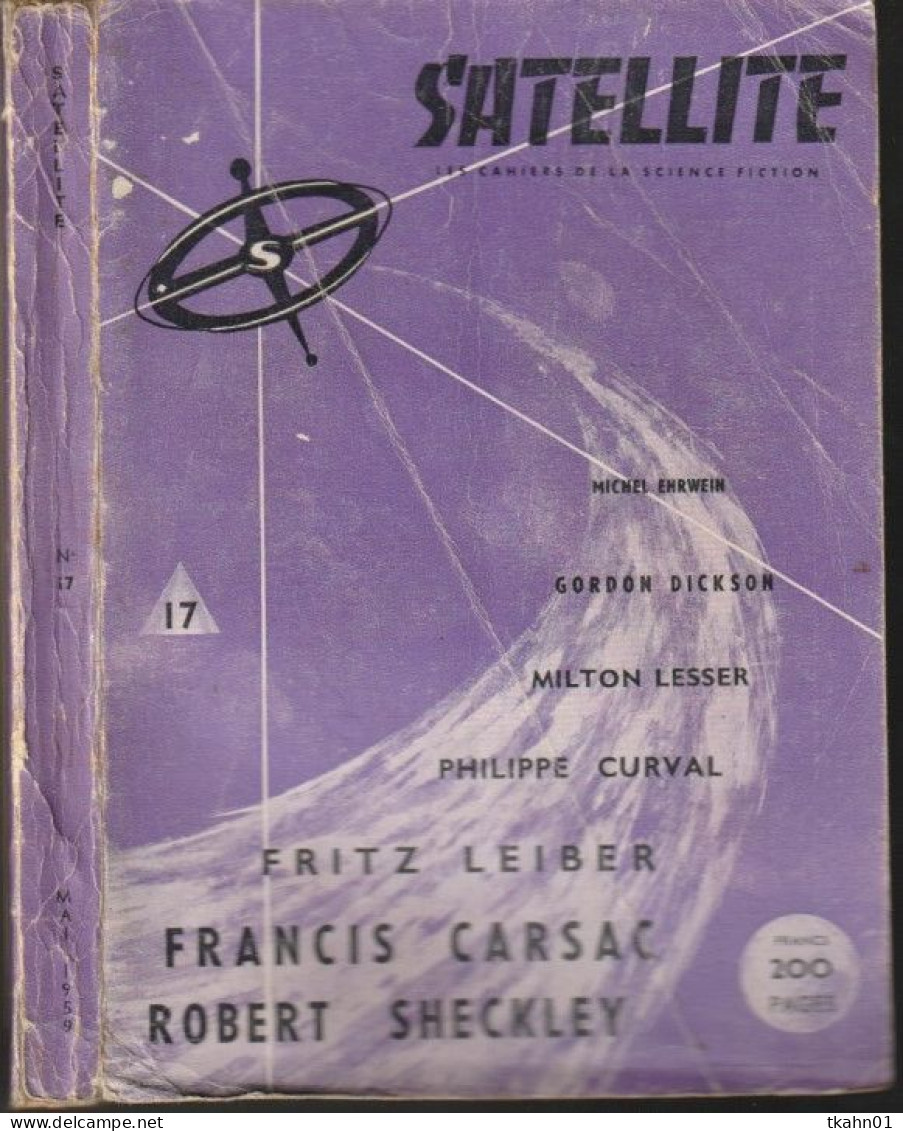 SATELLITE  " LES CAHIERS DE LA SCIENCE-FICTION "   N ° 17  DE 1959 2 - Satellite