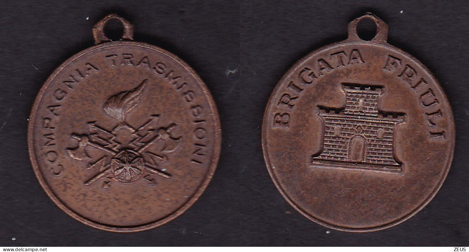 MEDAGLIA COMPAGNIA TRASMISSIONI BRIGATA FRIULI - Italie