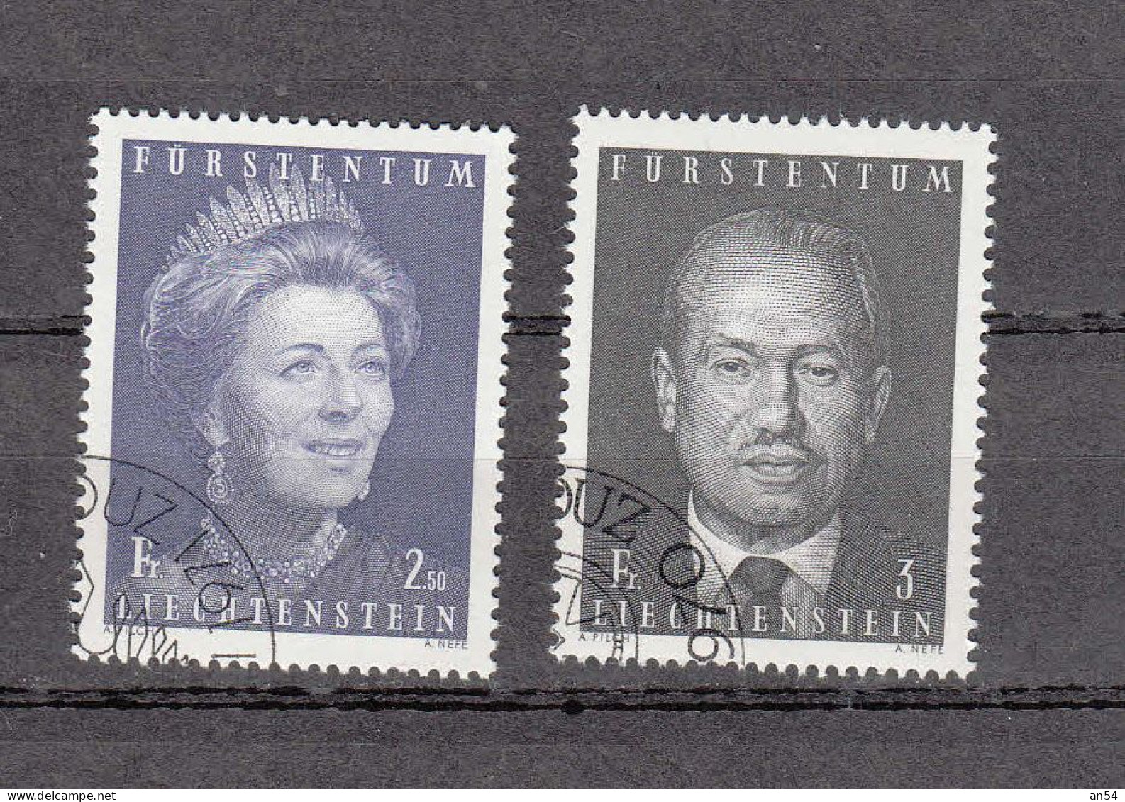 LIECHTENSTEIN 1970/71    N° 467 - 468   OBLITERES   CATALOGUE  ZUMSTEIN - Used Stamps