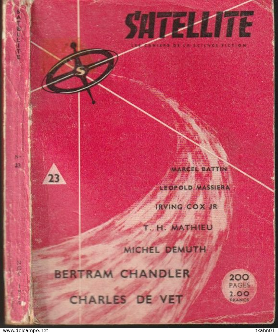 SATELLITE  " LES CAHIERS DE LA SCIENCE-FICTION "   N ° 23  DE 1959 2 - Satellite