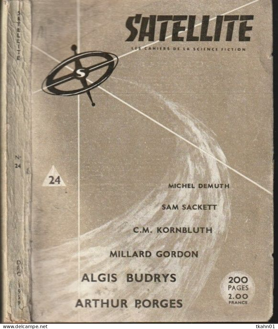 SATELLITE  " LES CAHIERS DE LA SCIENCE-FICTION "   N ° 24  DE 1959 2 - Satellite