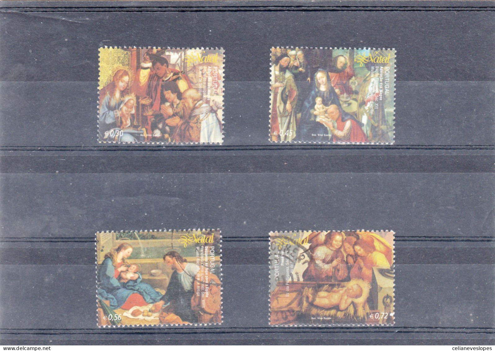 Portugal, (67), Natal , 2004, Mundifil Nº 3193 A 3196 Used - Used Stamps