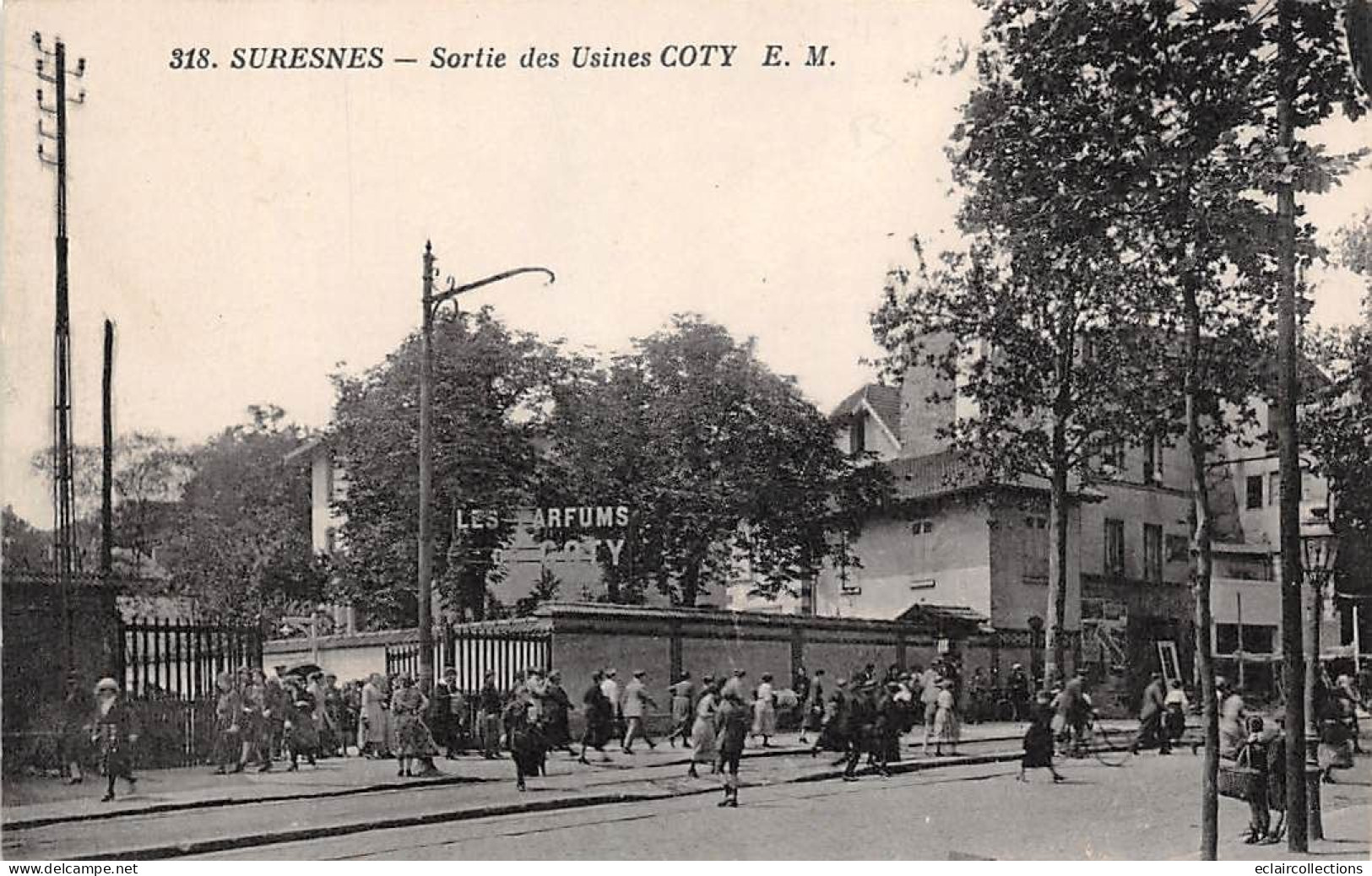 Suresnes         92          Sortie Des Usines Coty  - Parfum -   N° 318   (voir Scan) - Suresnes