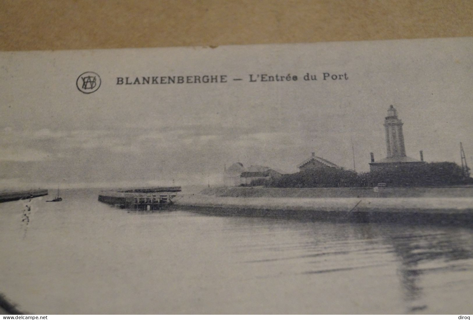 Superbe Carte Ancienne 1925,l'entrée Du Port,Blankenberghe,belles Oblitérations,pour Collection - Blankenberge