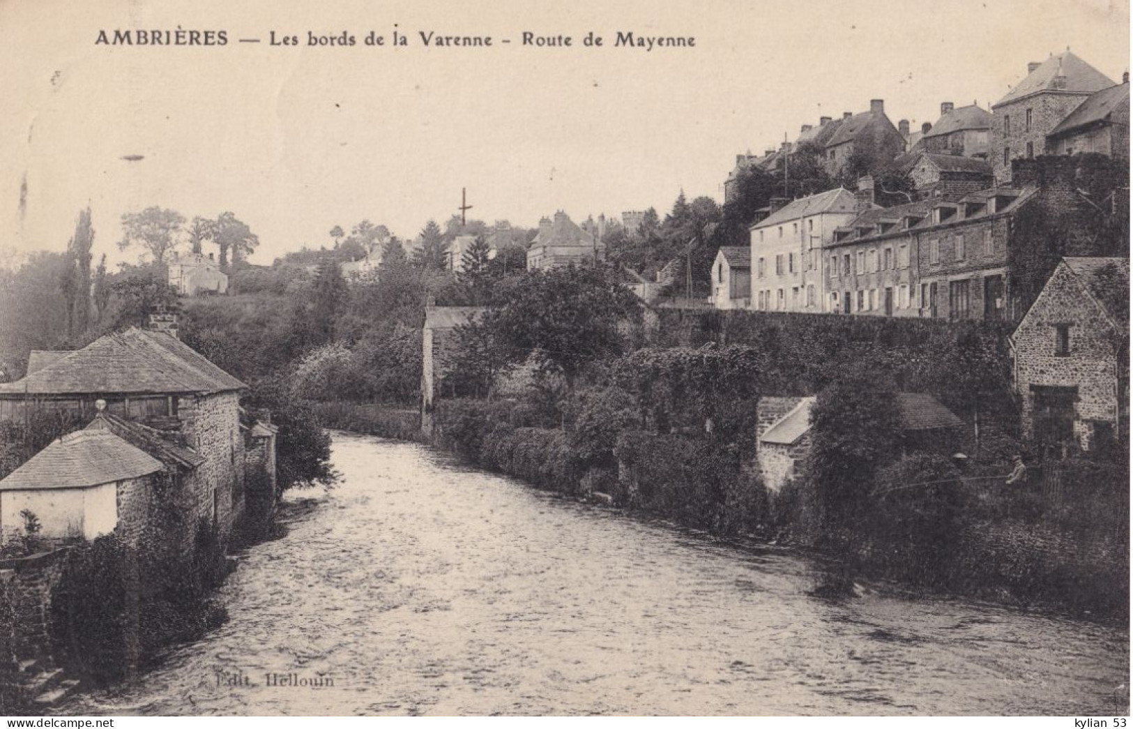 Ambrières Les Vallées - Les Bords De La Varenne - Route De Mayenne - 53 - CPA - Ambrieres Les Vallees