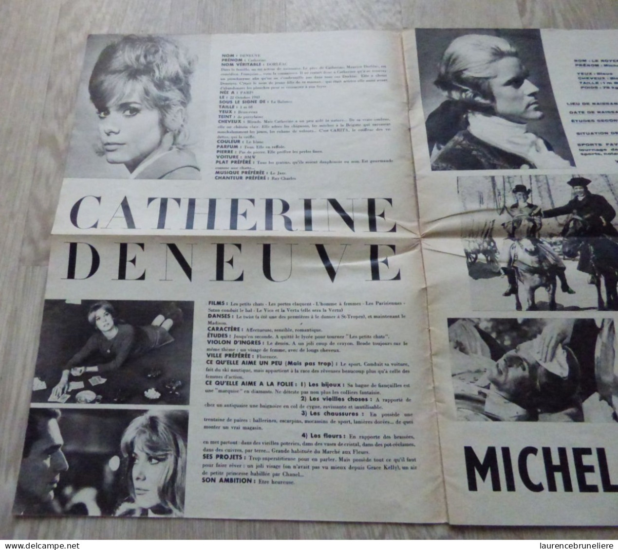 MAGAZINE JEUNESSE CINEMA - NOUVEAUX PORTRAITS GEANTS CELEBRITES - 1962 - Cinéma