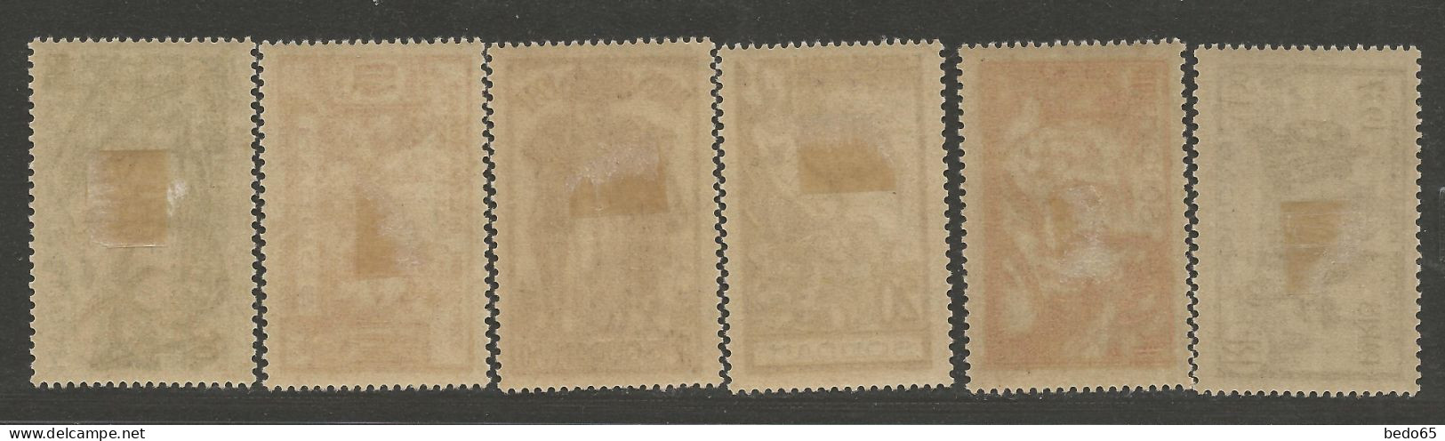 SOUDAN Expo 1937 N° 93 à 98 Série Complète  NEUF* CHARNIERE  / Hinge  / MH - Neufs