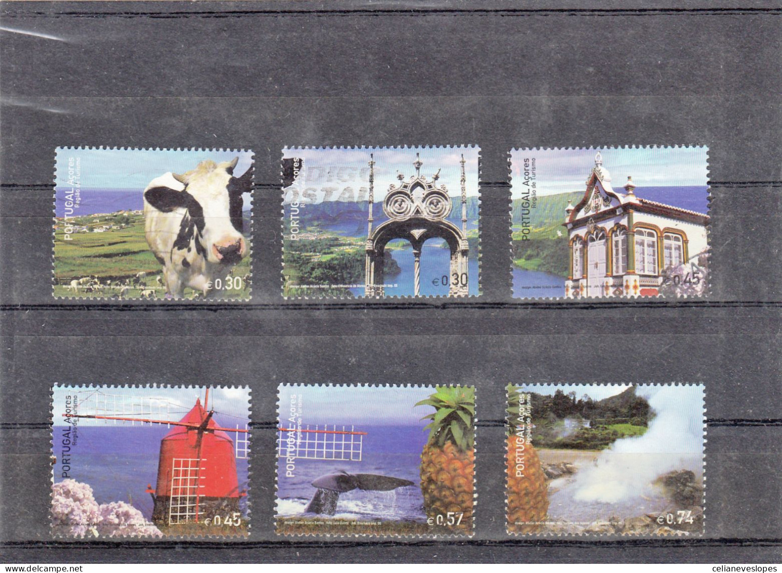 Portugal, (73), Região Turismo - Açores, 2005, Mundifil Nº 3232 A 3237 Used - Oblitérés