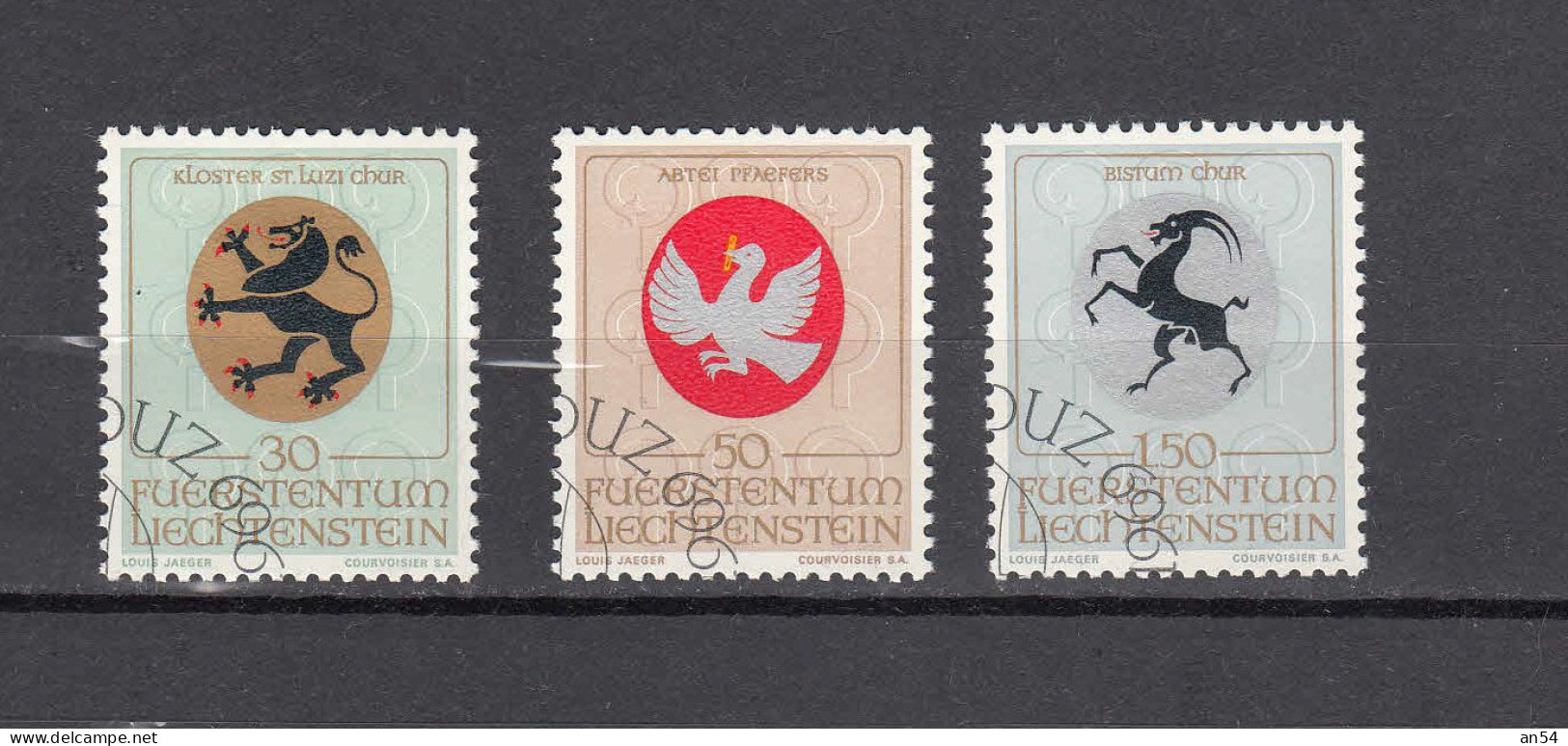 LIECHTENSTEIN 1969     N° 453 à 455   OBLITERES   CATALOGUE  ZUMSTEIN - Used Stamps
