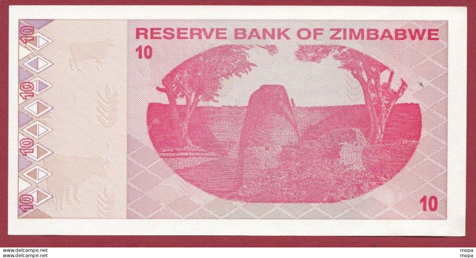 Zimbabwe --10 Dollars  2009---NEUF/UNC --(47) - Simbabwe