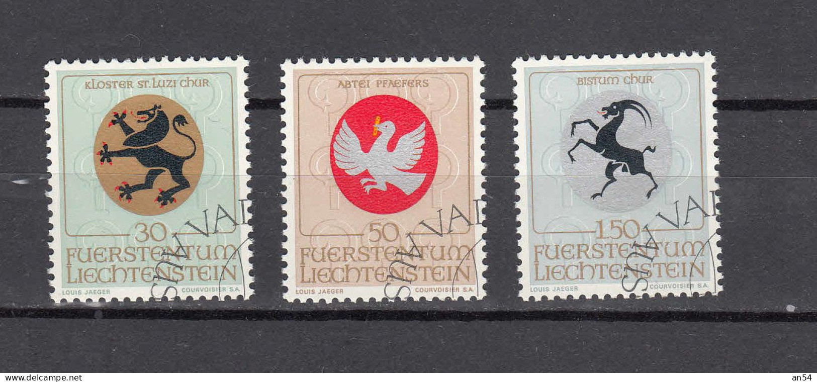 LIECHTENSTEIN 1969     N° 453 à 455   OBLITERES   CATALOGUE  ZUMSTEIN - Gebruikt