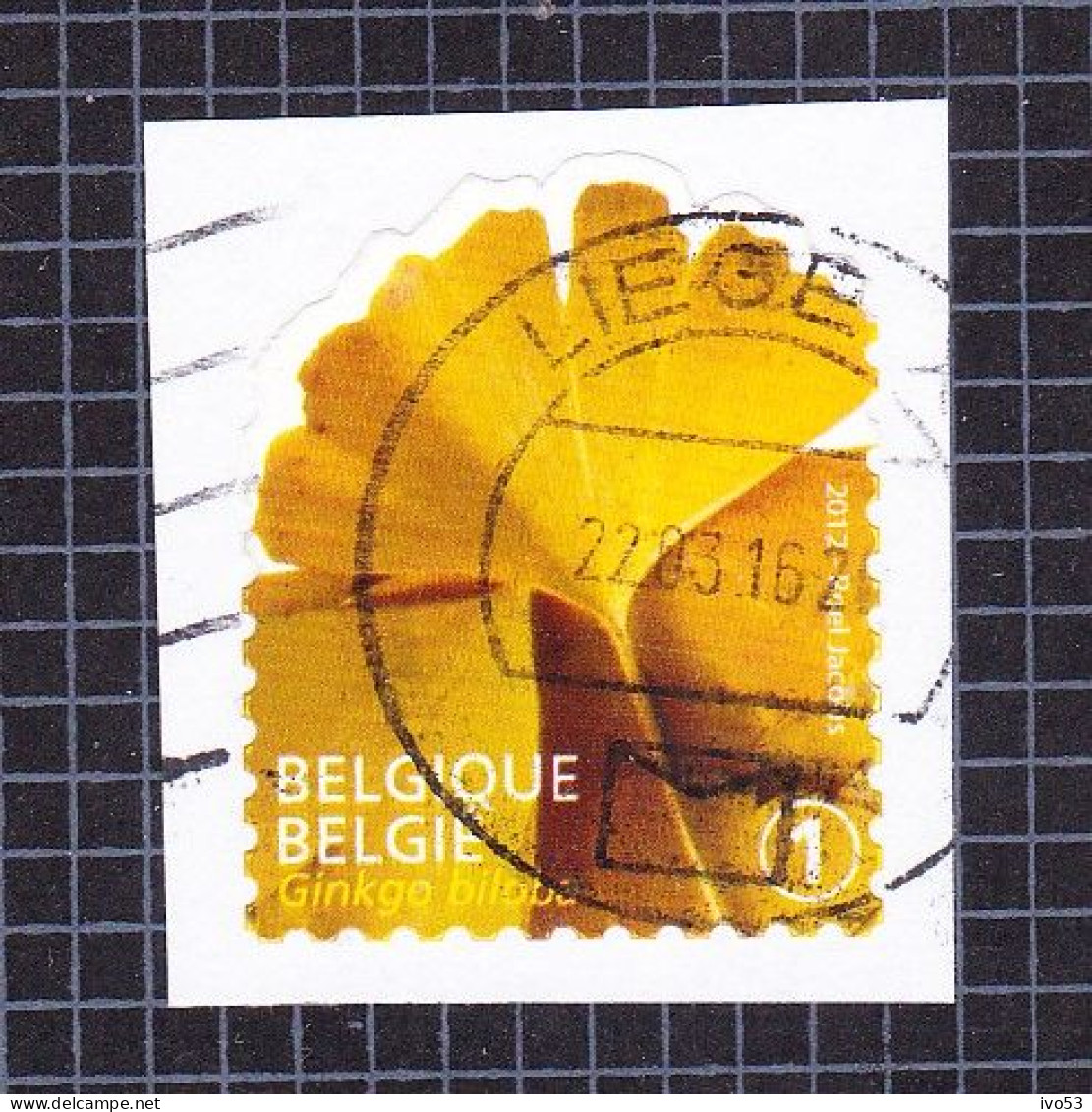 2012 Nr 4272 Gestempeld,zegel Uit Boekje B132.Boomblad / Feuille D'arbre. - Used Stamps