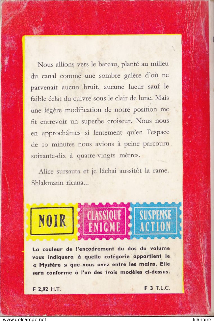 E.V. CUNNINGHAM Alice Un Mystère N°715 (1965) - Presses De La Cité