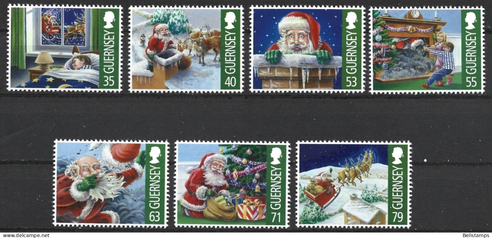 Guernsey 2013. Scott #1233-9 (MNH) Christmas  *Complete Set* - Guernesey