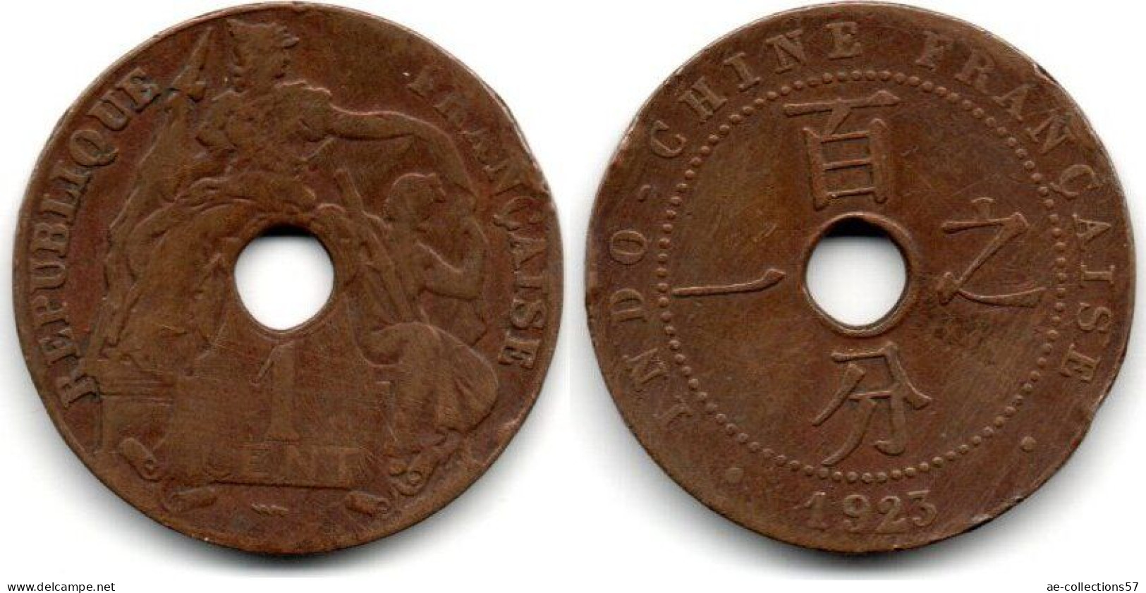 MA 29908  / Indochine - Indochina 1 Cent 1923 B - Indochina Francesa