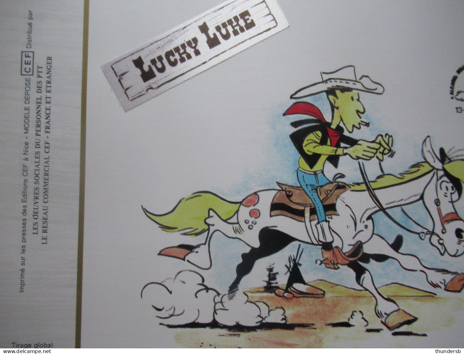 2390 'Jeugdfilatelie: Lucky Luke' - CEF Herdenkingsblad - Gedenkdokumente