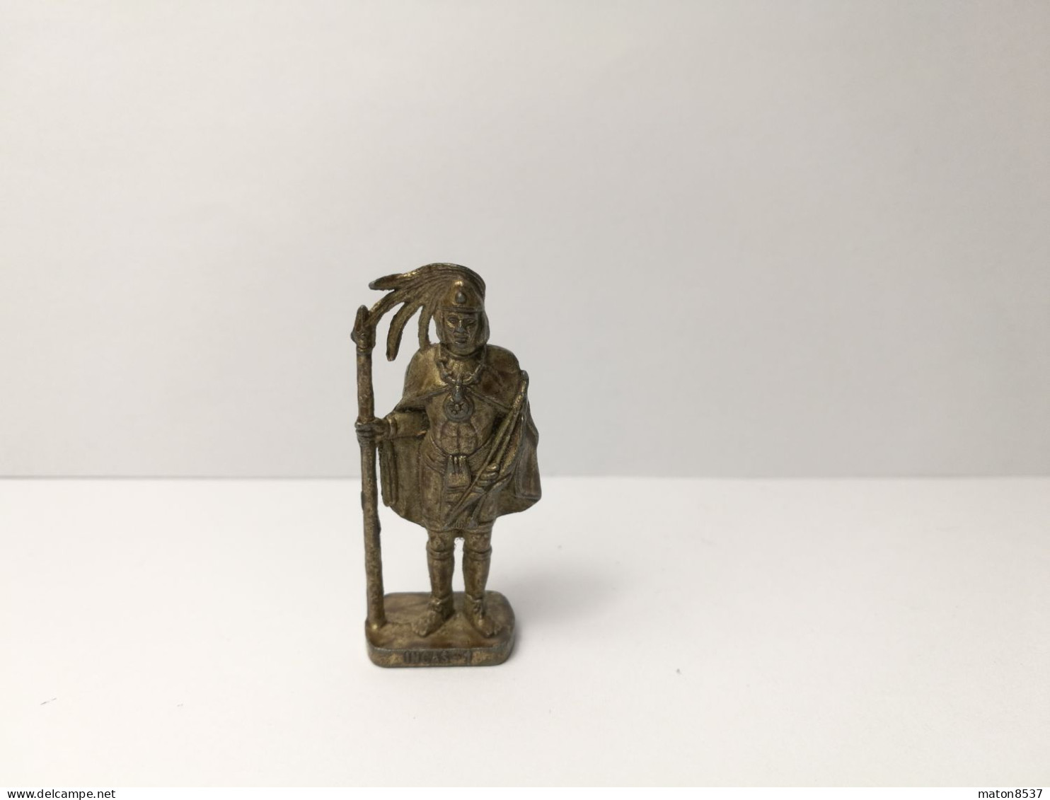 Kinder :  Incas 100-1500 N. Chr. 1978-79 - Incas N°1 - Messing - RP1482 Patent - 40 Mm - Figurine In Metallo